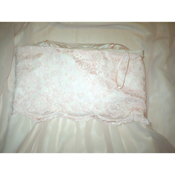 New Womens 4 NWT Ralph Lauren Dress Evening Gown $230 Pink Strapless Straps Long - Picture 8 of 8